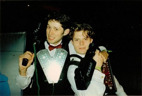Jase and Tom at the grad ball '94