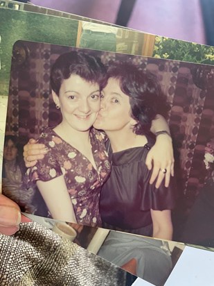 Maureen and her daughter Lorraine on her 18th birthday