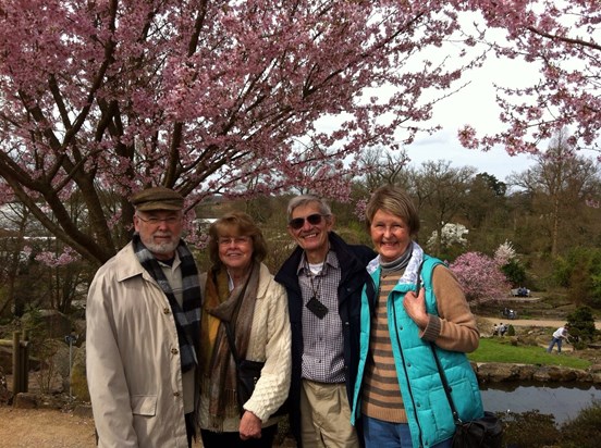 Brian and Gail with family friends Bob and Cindy Smith (April 2013)