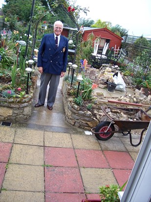 In his garden 2005