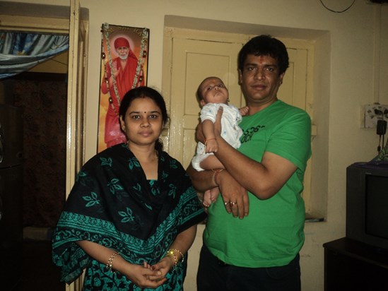 Abhinav with proud Mama n Atta