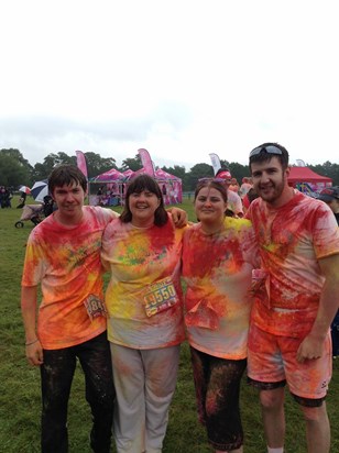 Run or Dye event-Doing it for Dave!