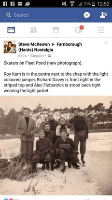 Dad at Fleet pond