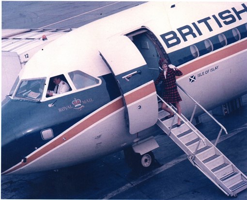 BUA and Brit Caledonian VC10 Hostess