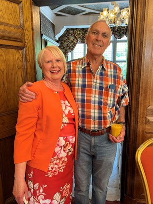 Sue and Eric at Barbara's birthday party