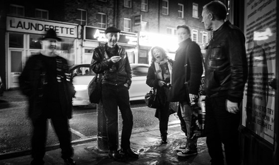 post-curry with Mark Perry, Lee Mc Fadden, Dave Morgan & Jill Furmanowski