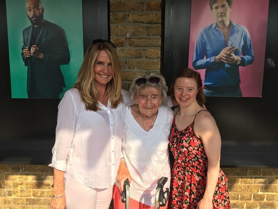 Pauline feeling very proud after seeing her God-daughter Sarah play the lead in "Jellyfish" in 2018 