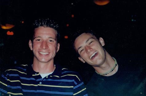 Jeff and Brandon having some laughs!  (2002)