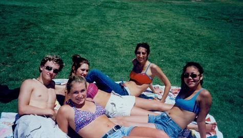 the high school gang at Stone Mountain, Ga (2001)