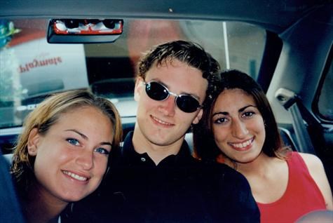 on our way to Stone Mtn for my graduation party (2001)