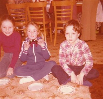 with Rachel & Robert in 1979