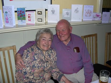 Nanny and Grandpa - May 2007 - Jenni and Simon's Wedding Reception - UK