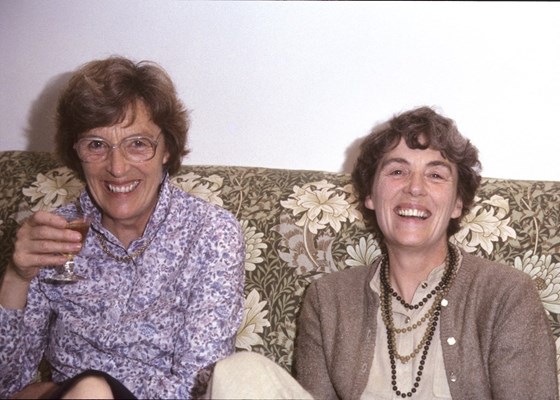 Margaret and Mary; happy days!