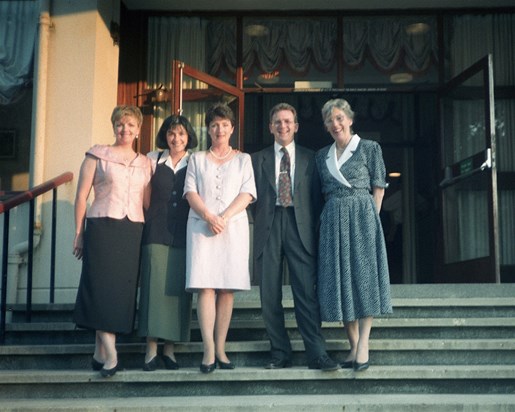 Ruth, Kate, Alice Gerald & Mum, at Mark & Mel's wedding