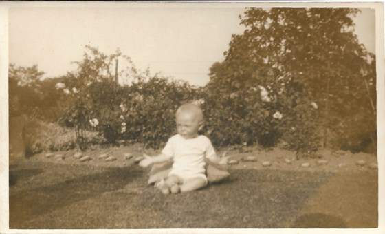 1933 Father aged 8 months Brow Head Cononley