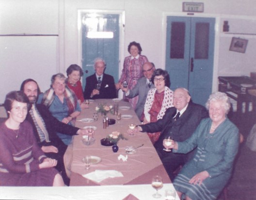 1984 Father with his family and friends