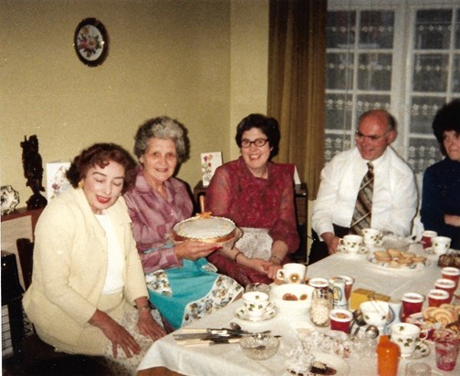 Grandma Lewis's birthday party, Bootham Crescent, York