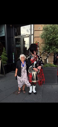 I took this picture of Ella when we went to the RCN Congress in Glasgow