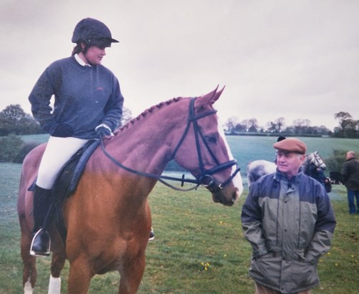 With Granddaughter Sarah, 2000s