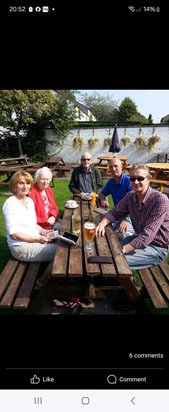 Mums favourite pub the horseshoe at croft 