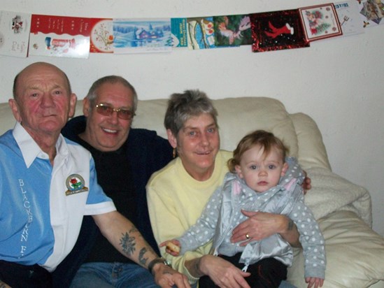 Dad, Geoff, Jackie & Caitlyn