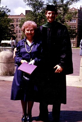 1970s Nano and Rob at his UW Medical School graduation