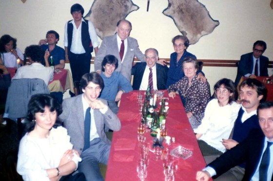 1985 In Hungary: Chris, jutka, Apu, Feri (Ference) Nano, Magda, Aniko