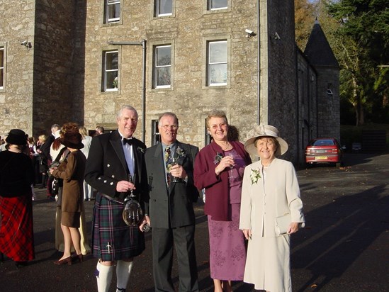 A happy day at Martins Wedding at Culcruth Castle Scotland