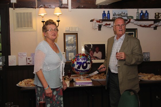 Roger's 70th Birthday at The Maypole Inn, Thurloxton. Happy Days.