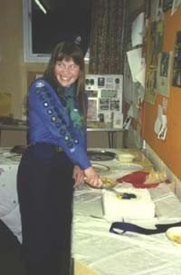 Celebration cake for Baden-Powell Trefoil in 1990