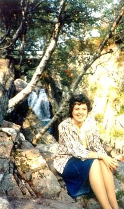 1975 Rosemary by waterfall