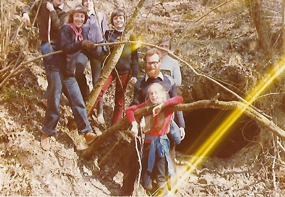 Sue McEnroe and family. Easter 1980