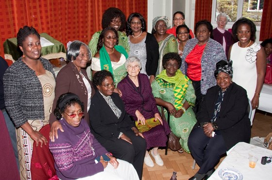 Barbara's 90th Birthday with Old Girls from Wesley Girls High School, Ghana