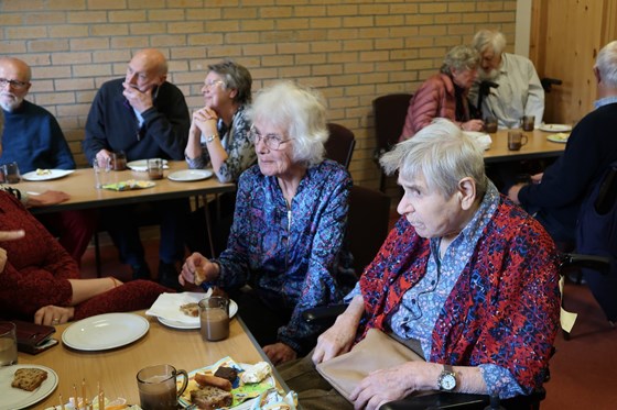 Barbara and Jean at Settle Meeting House