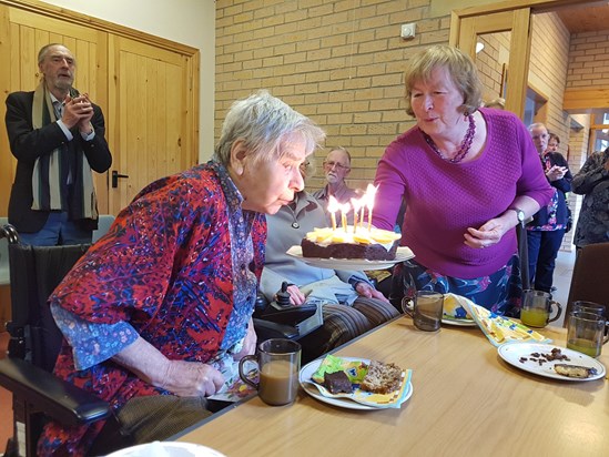 Barbara's 95th Birthday at Settle Meeting House