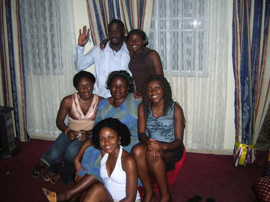 Aunty Nanma with her nieces and Chibuzo (2006)