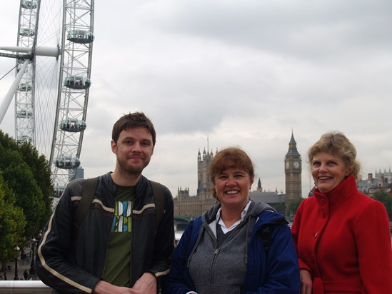 David, Kathy, and Maggie London,England 2010