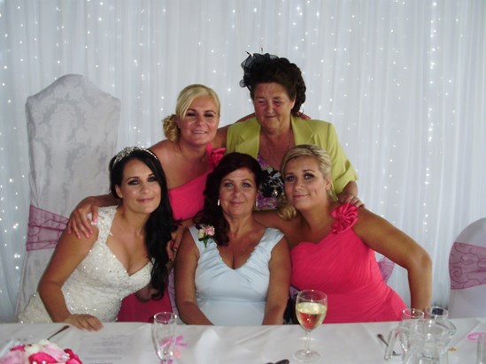Clares wedding, knew you were with us at Aintree :)  that day xxxxx