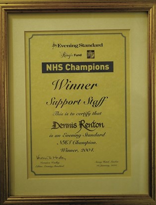 NHS Champion 2004