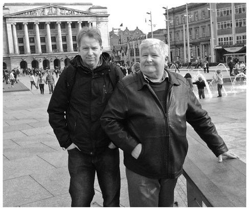 Dad and Andrew in Notts