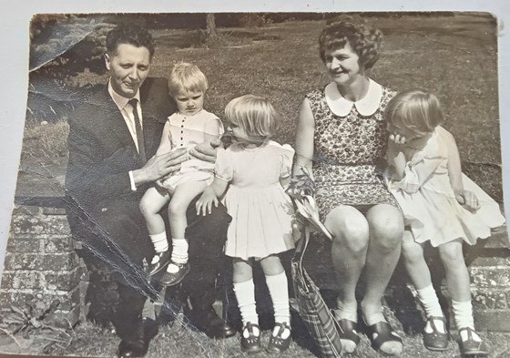 Dad and mum, with the 3 youngest xxx