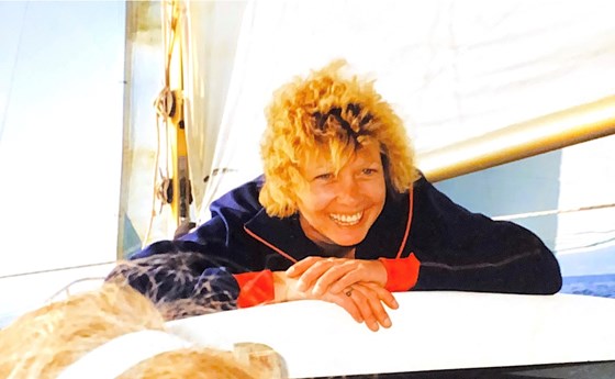 Mum in our sailing days x