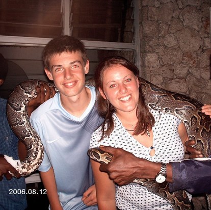 chris, me and a very heavy python2