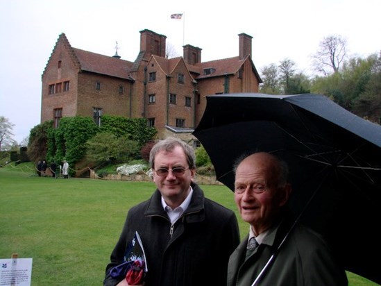 Robin and William Reiss at Chartwell