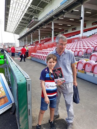 With Benjamin at Gloucester Rugby