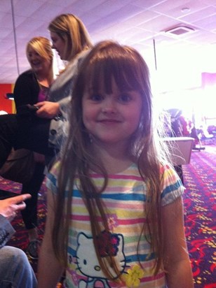 Fun bowling for Grandad’s, Uncle Andrew’s and Auntie Weesie’s birthday!