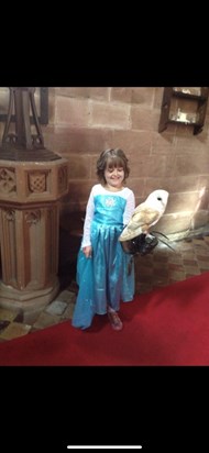 A princess at Peckforton castle 