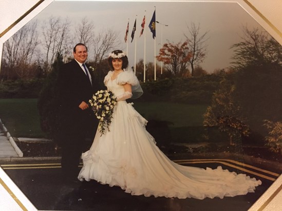 Our wedding day 16th November 1991 💙💖 xx