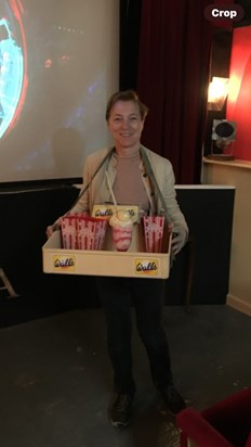 Bunters selling her wares.  Ian’s cinema in Suffolk.  