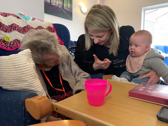 When Nanny met Harper 💜